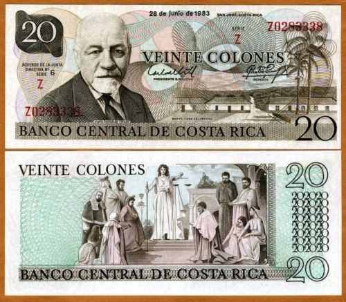 Tiền Costa Rica làm từ chất liệu Tyvek